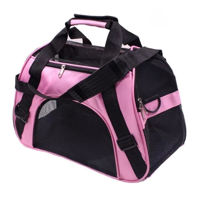 mochila para gatos o perros pequeños rosa